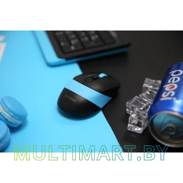 Мышь A4Tech Fstyler FG10 (черный/голубой) картинка 10